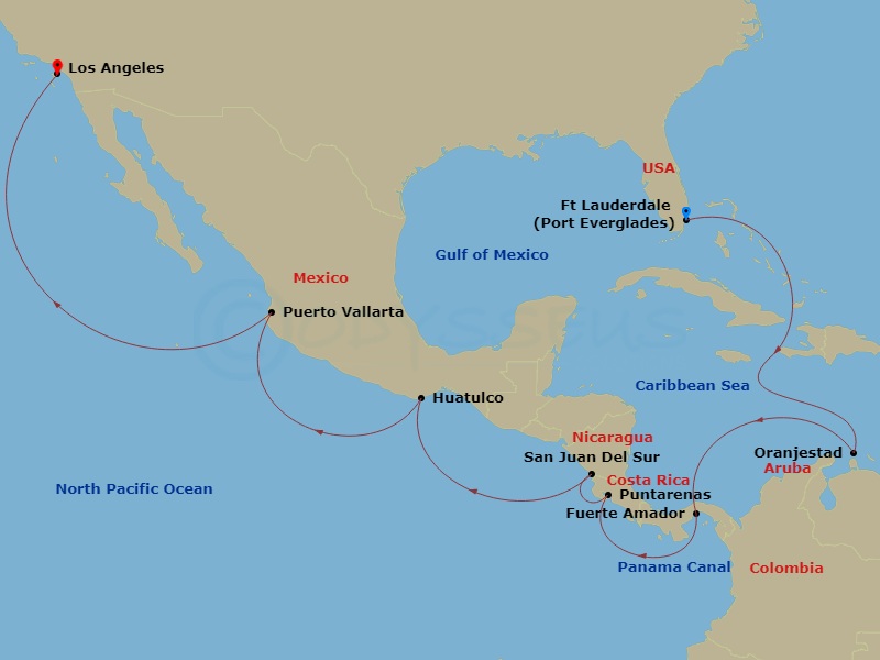 6-night Panama Canal - Ocean To Ocean Cruise