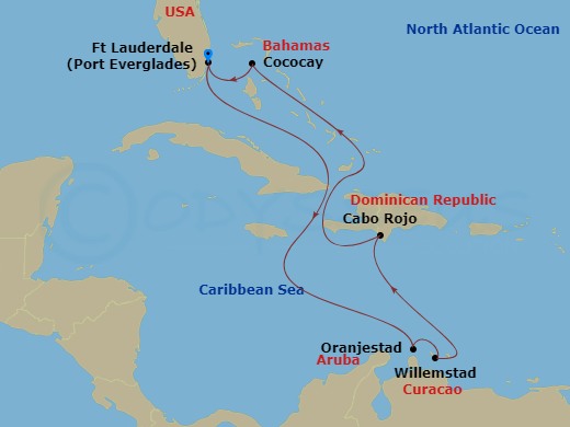 8-nights Southern Caribbean & Perfect Day Cruise