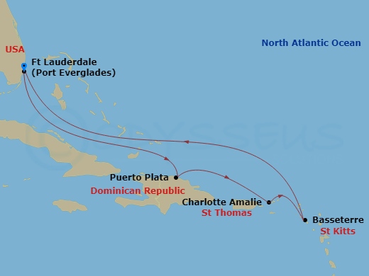 7-night St. Thomas & St. Kitts Cruise