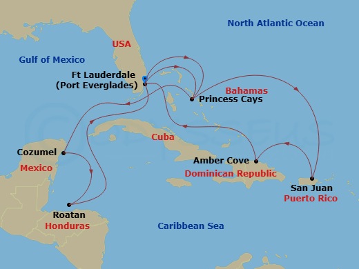 14-night Eastern/Western Caribbean Adventurer Cruise