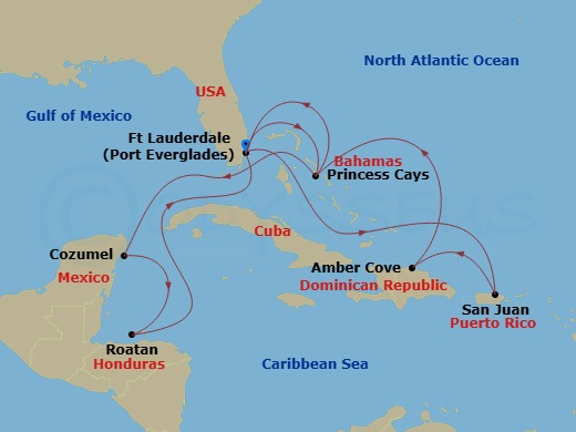 14-night Eastern/Western Caribbean Adventurer Cruise