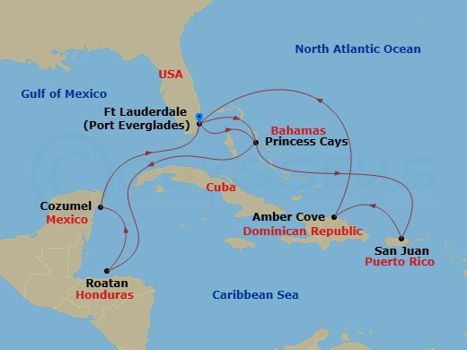 14-night Eastern/Western Caribbean Adventurer Cruise