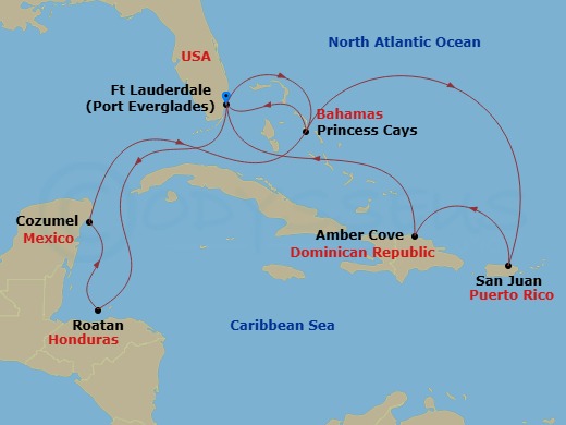 14-night Eastern/Western Caribbean Adventurer Cruise