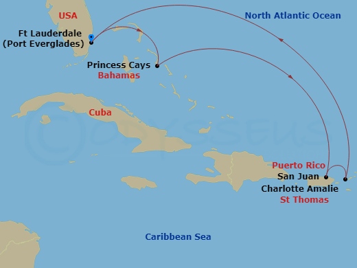 7-night Eastern Caribbean With Puerto Rico Holiday Cruise