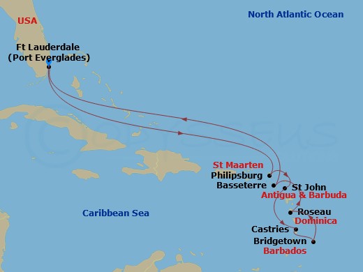 11-night Best Of Southern Caribbean Cruise