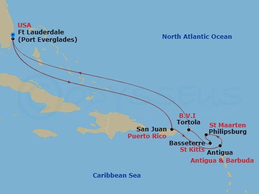 10-Night Caribbean Sunsets Voyage