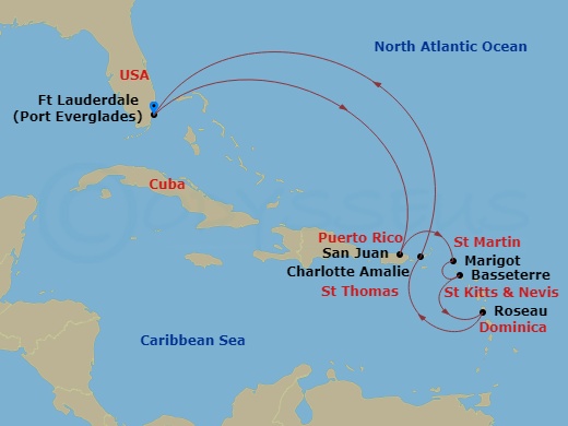 11-night Eastern Caribbean Cruise