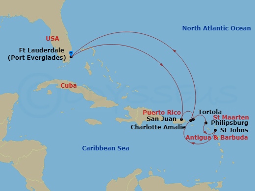 10-night Eastern Caribbean Cruise