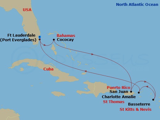8-night Eastern Caribbean & Perfect Day Cruise
