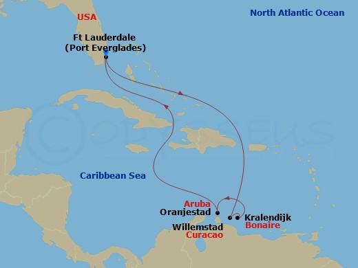 8-night Aruba, Curacao & Bonaire Cruise
