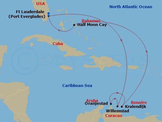 9-night Southern Caribbean: Abc Islands Cruise