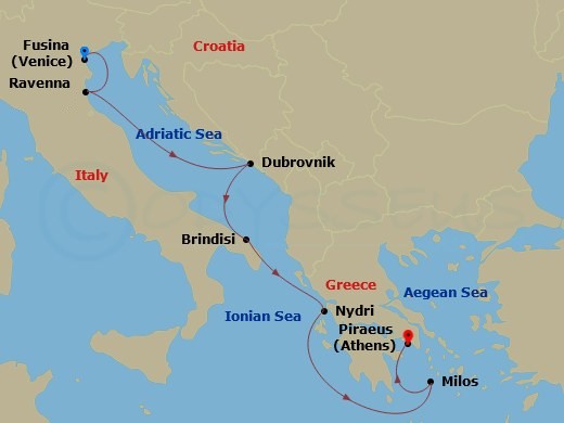 7-night A Journey from Venice to Athens Cruise