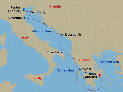 7-night A Journey Crisscrossing Adriatic Jewels to Homer's Ithaca Cruise