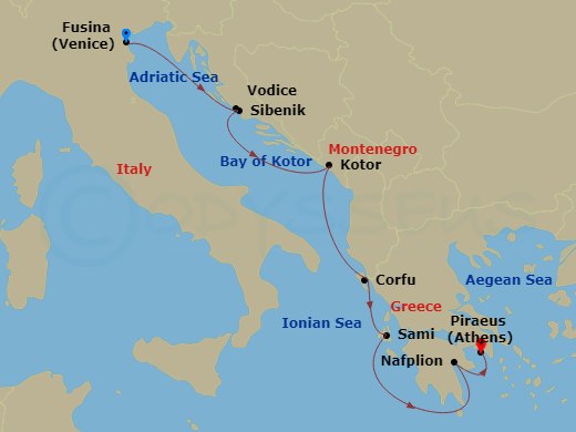 7-night Adriatic & Greek Treasures Cruise