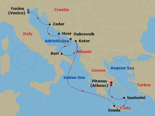 9-night Mediterranean Cruise