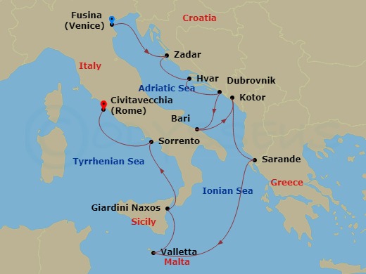 11-night Mediterranean Cruise