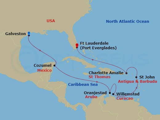 12-night Caribbean Islander Cruise