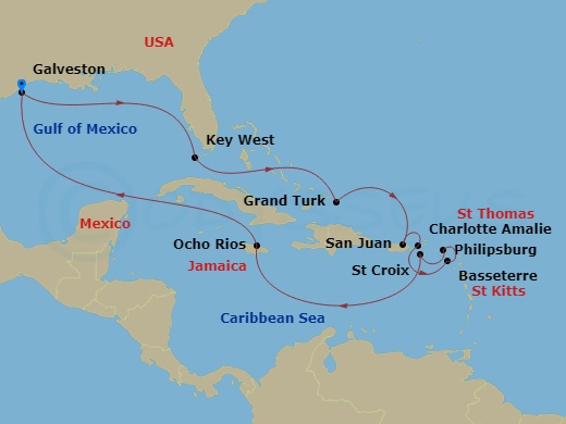 14-night Eastern Caribbean Cruise