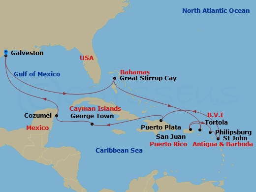 14-night Eastern & Western Caribbean Cruise