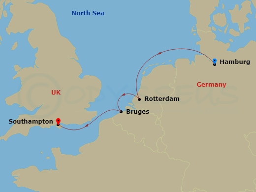 5-night Rotterdam And Bruges Cruise