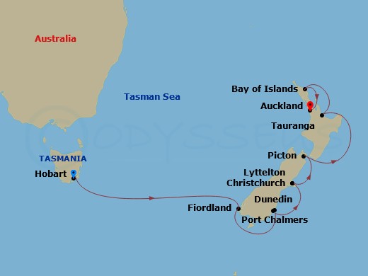 10-night Australia & New Zealand Cruise