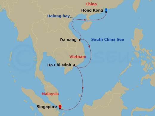 11-night Asia/Far East - 2025 World Cruise Segment