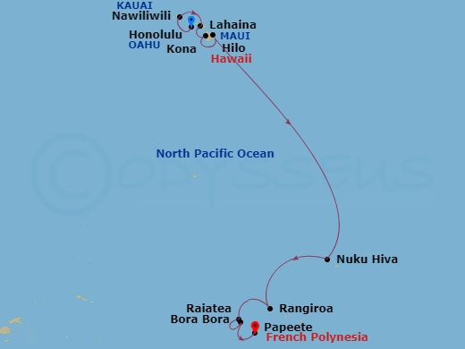 15-night South Pacific and Hawaii Voyage