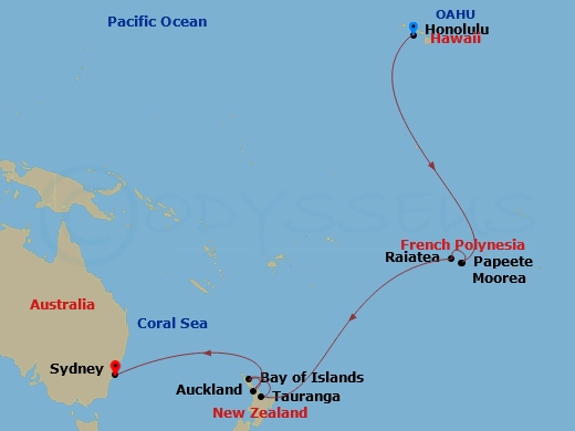 19-night Tahitian Treasures Cruise