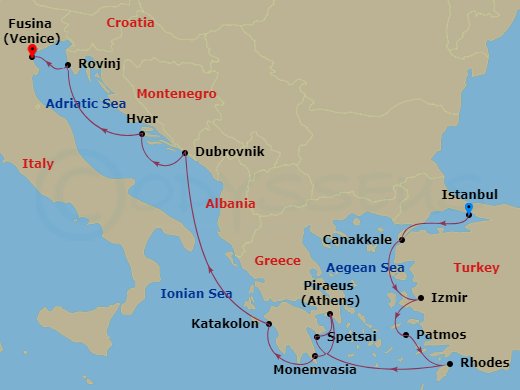 14-night Greek Island Gems & Dalmatian Delights Cruise