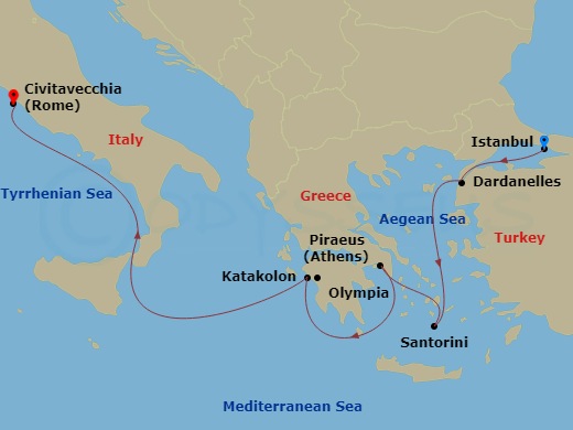 7-night Istanbul And Greek Islands Cruise