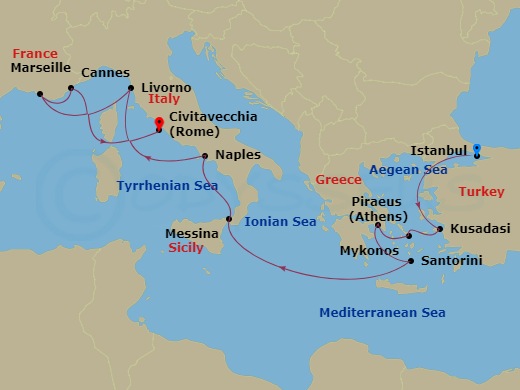 11-night Turkey, Greek Isles and Italy Cruise