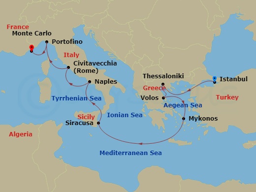 12-night Mediterranean Cruise