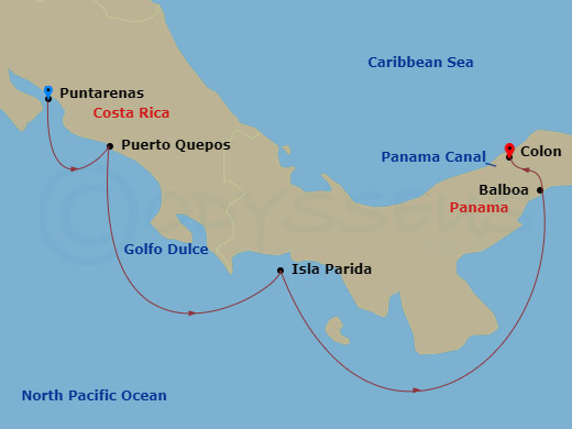 7-night Costa Rica and Panama Canal Cruise