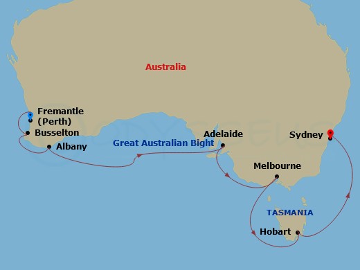 11-night Southern Australia Explorer Cruise