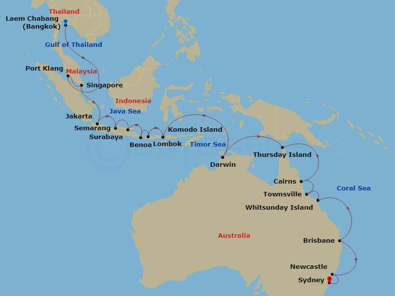 28-night South Pacific Sojourn Cruise