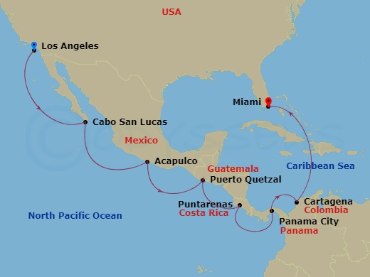 15-night Panama Canal Cruise
