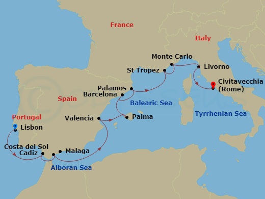 12-night Mediterranean Cruise