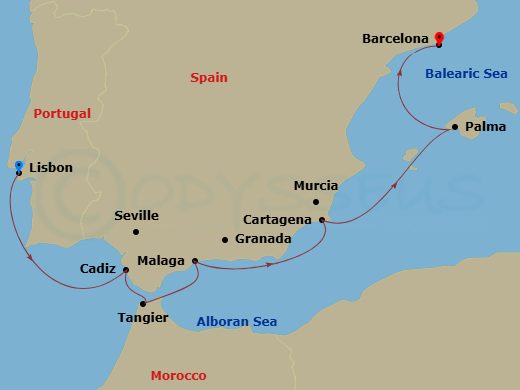 7-night Spain & Portugal Discovery Cruise