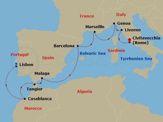 10-night Mediterranean Cruise