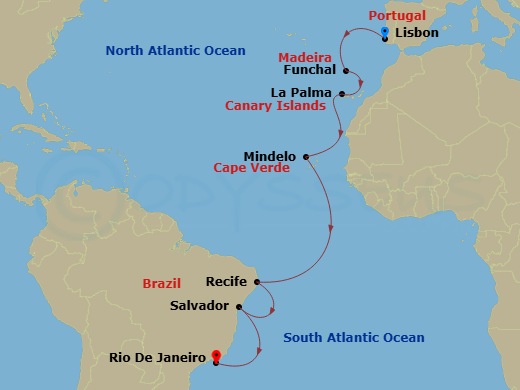 18-night Europe and South America Cruise