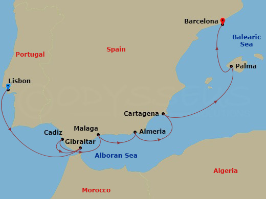 12-night Portuguese Passages & Spanish Shorelines Cruise/Land Package