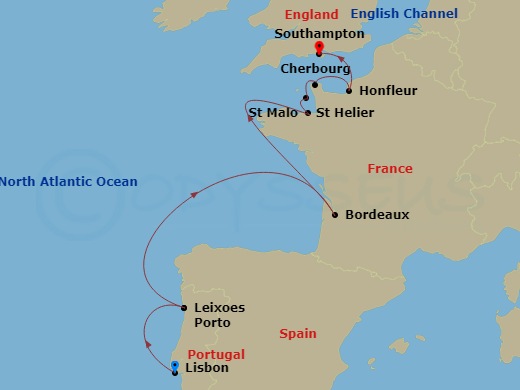 10-Night Bordeaux & Normandy Voyage