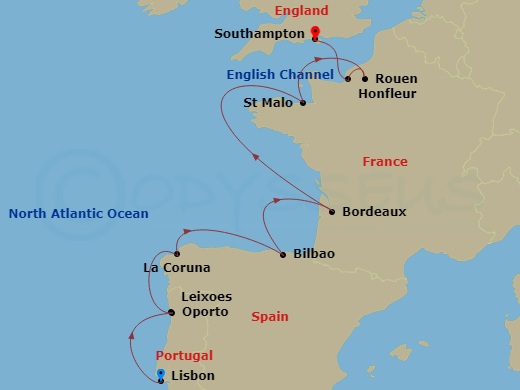 12-night Western Europe Cruise