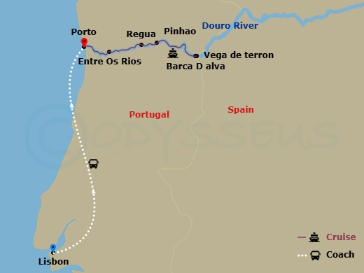 7-night Enticing Douro (Wine Cruise) With 3-nights Lisbon Pre-Cruise Cruise/Land Package