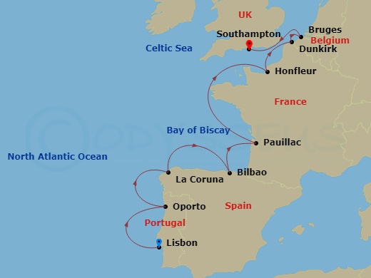 10-night Cultured Iberia & France Voyage