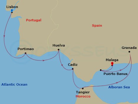 7-Night Secluded Southern Spain & Morocco Cruise