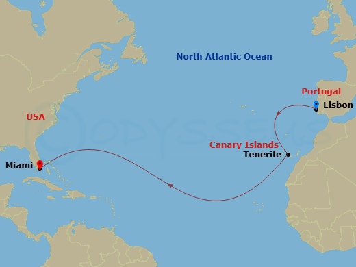 13-night Transatlantic Cruise