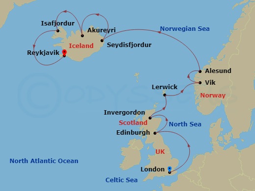 11-night Scottish & Nordic Voyager Voyage