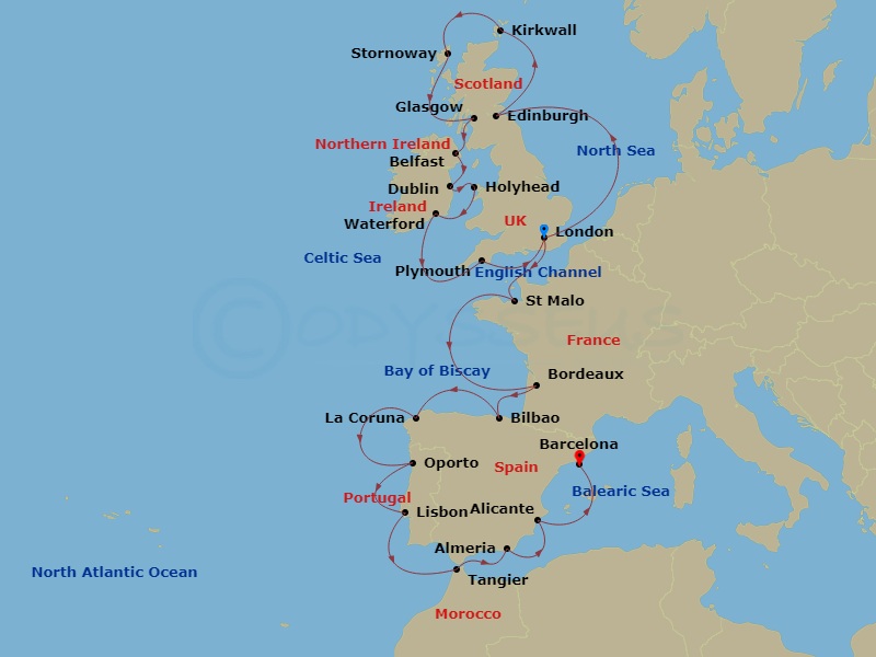23-night Wonders of Western Europe Voyage