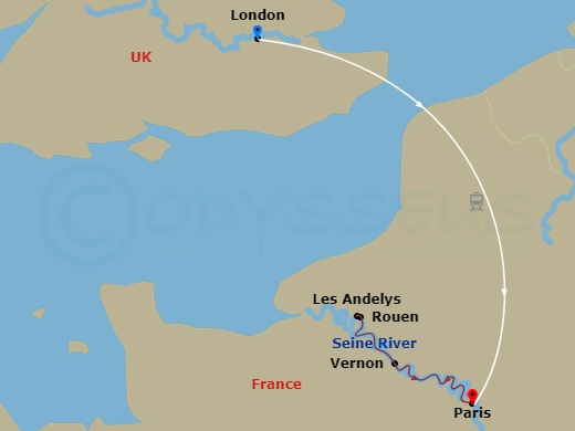 11-night Paris & D-Day 80th Anniversary Cruise/Land Package